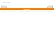 Tablet Screenshot of gastrokeramik.at